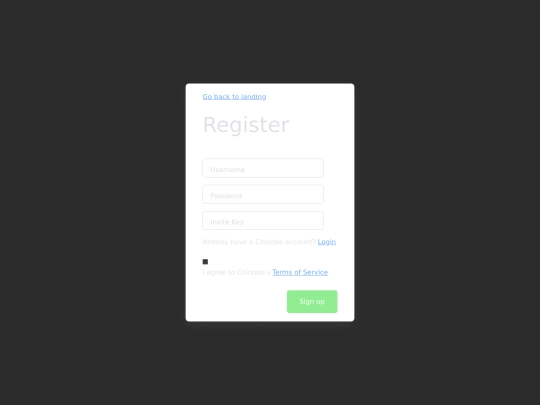 chinobe-12-2-2023/register screenshot