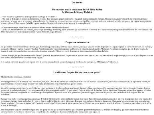 Livre.Doublage.2016-textes screenshot