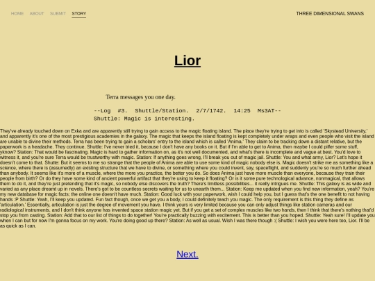 story/test screenshot