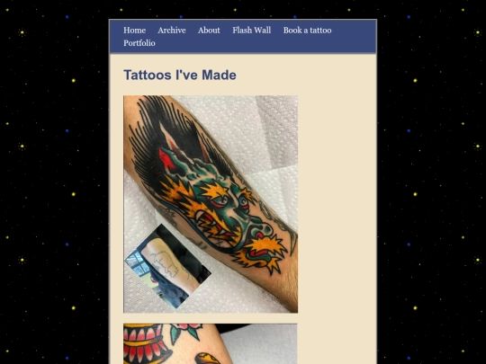 portfolio screenshot