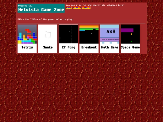 netvistapark/games screenshot