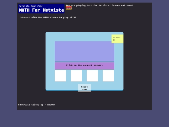 netvistapark/games/mathamatics screenshot