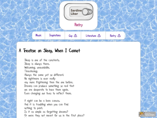 poetry screenshot