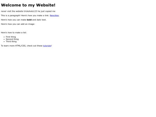 index screenshot