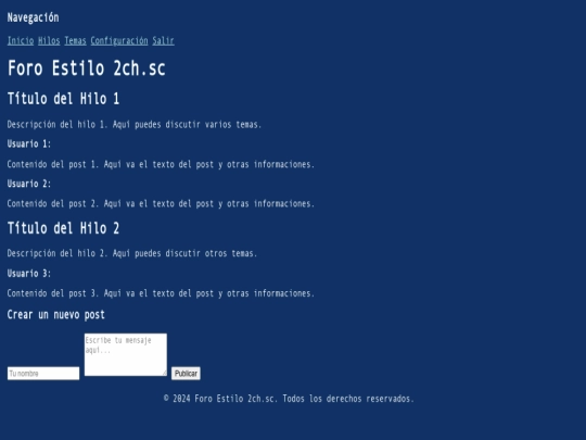 index screenshot