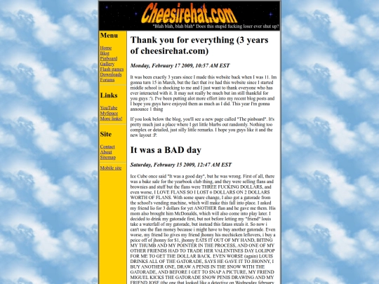blog screenshot