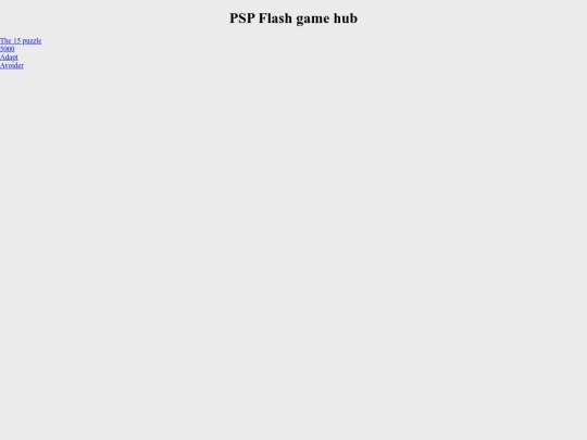 flashmenu screenshot
