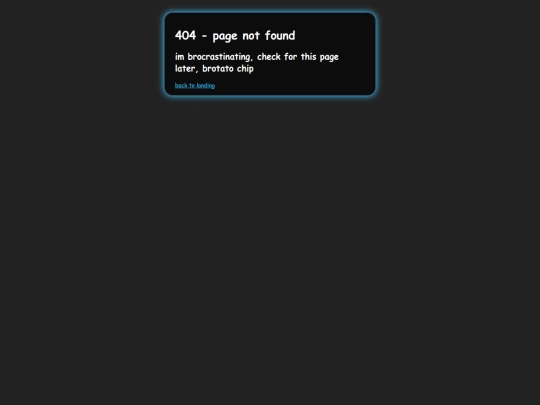 not_found screenshot