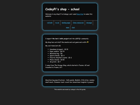 shop screenshot