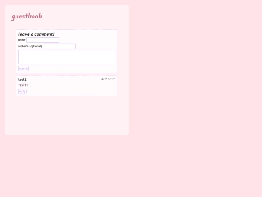test screenshot