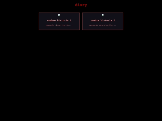 diary screenshot