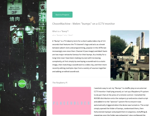 Pages/projchoon screenshot