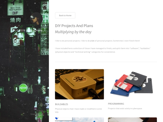 Pages/projects screenshot