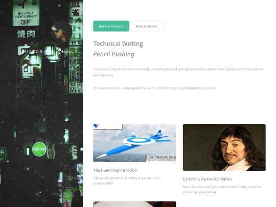 Pages/projtechwriting screenshot