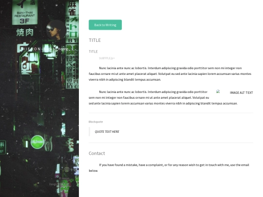 Pages/samplearticle screenshot