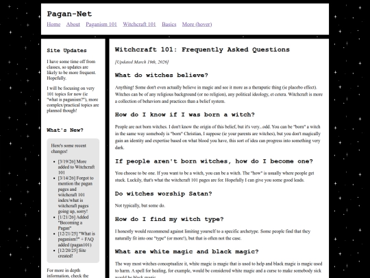 witch101/faq screenshot