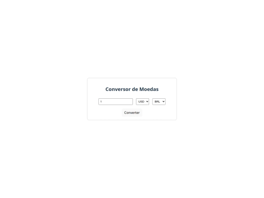 ConversorDeMoedas screenshot