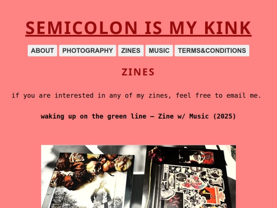 zines screenshot