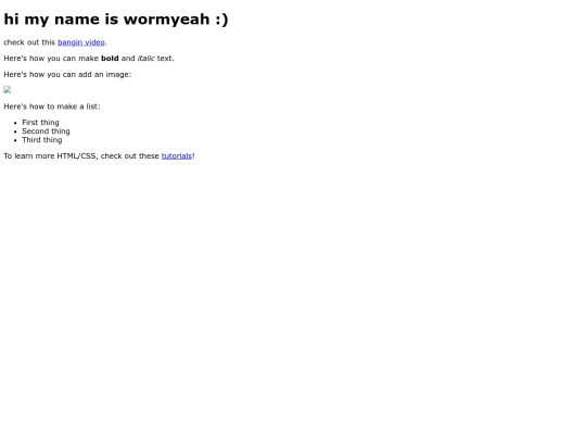 index screenshot