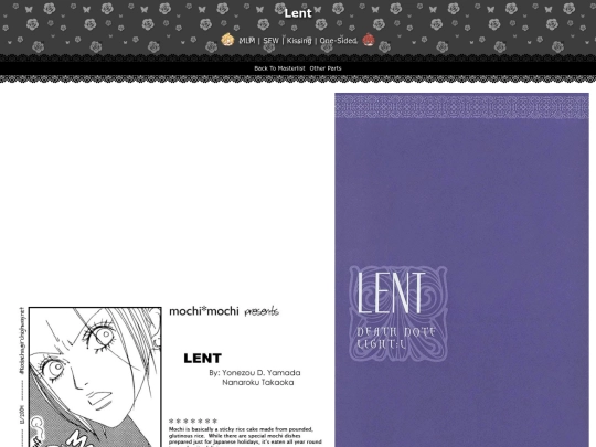 nsfw/fanfic/Death Note/Lent screenshot