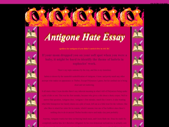 Antigone reasearch screenshot