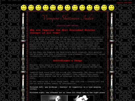 vampire research screenshot
