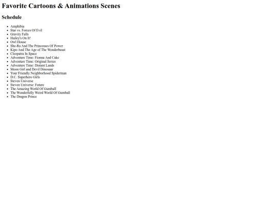 index screenshot