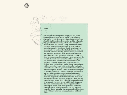 blog screenshot