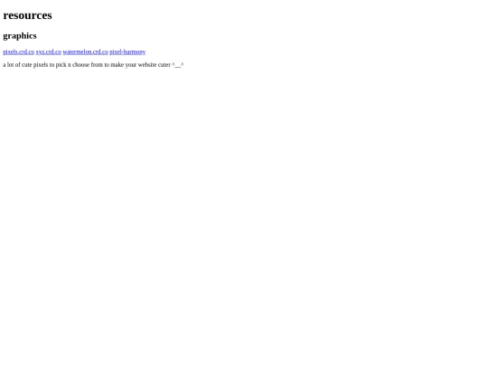 resources screenshot