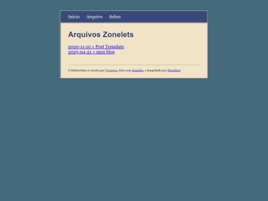 archive screenshot