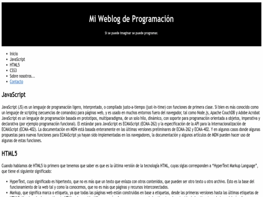 index screenshot