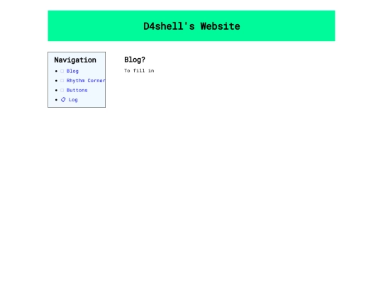 Home/blog screenshot
