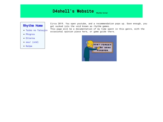 Rhythm_Corner/intro_page screenshot