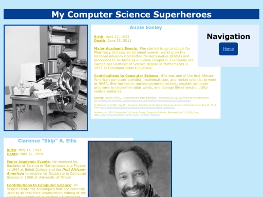 cssuperheroes screenshot