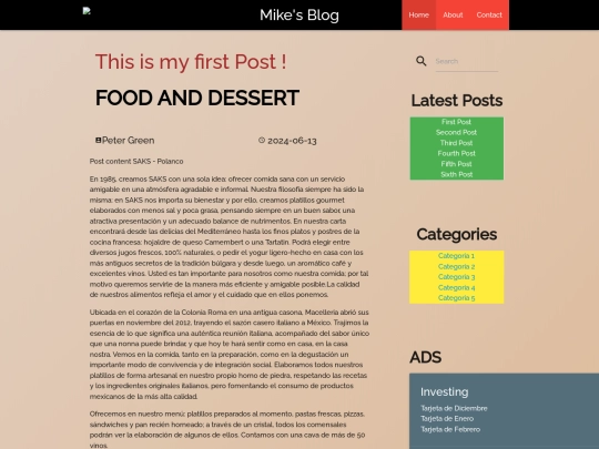 Restaurant screenshot