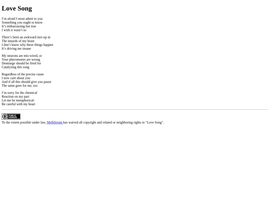 poetry/sorryaboutthechemicals screenshot