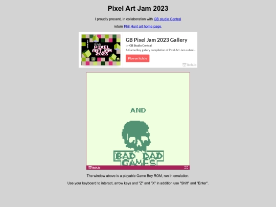 pixel_art_jam_GB_rom screenshot