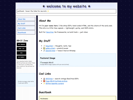 neocities_y_2_k_website_index screenshot