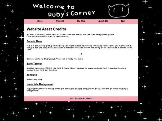 credits screenshot