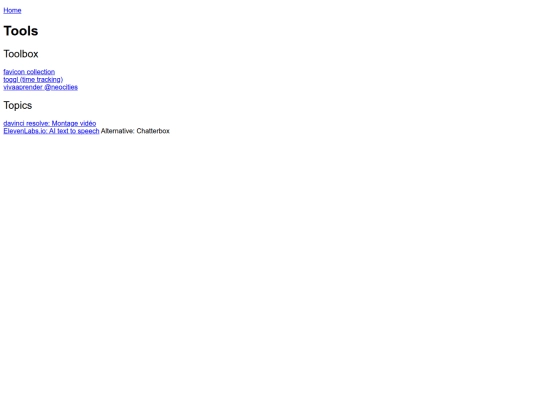 tools screenshot