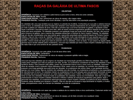 racas screenshot