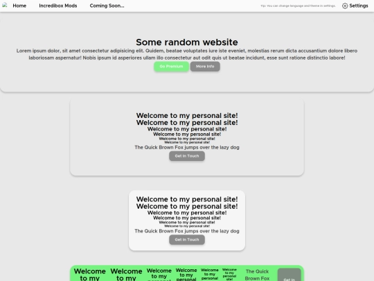 test screenshot