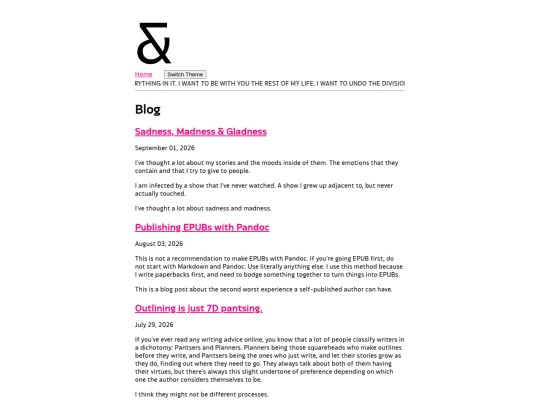 blog screenshot
