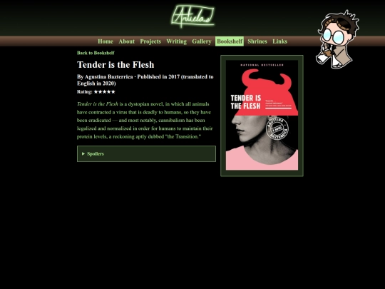 bookshelf/tenderistheflesh screenshot