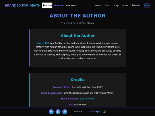 author screenshot