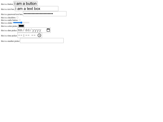 input screenshot