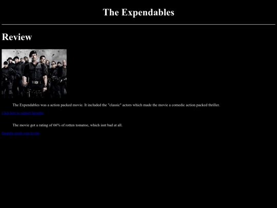 Moviereview screenshot