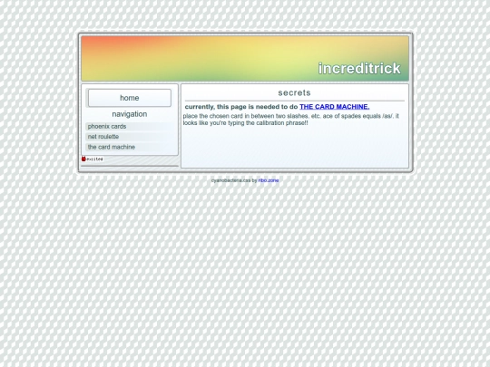 secrets screenshot