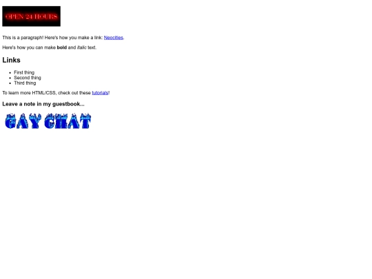 index screenshot