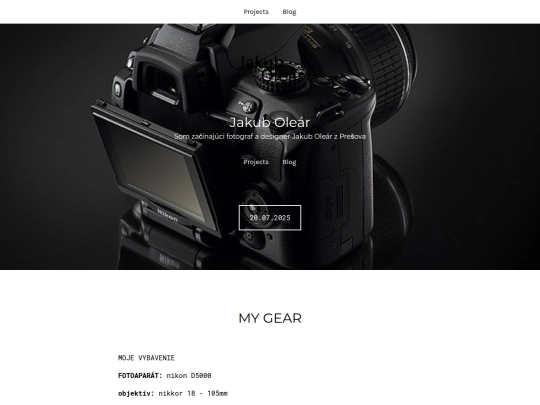 MY GEAR - Jakub Oleár screenshot